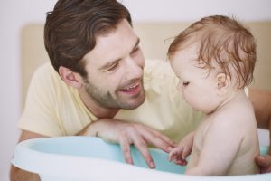 bonding over bath time