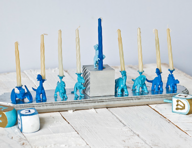 DIY Menorahs
