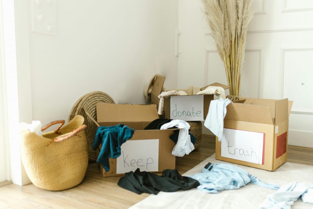 decluttering