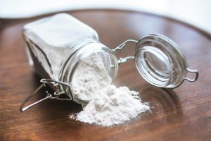 Baking soda in jar