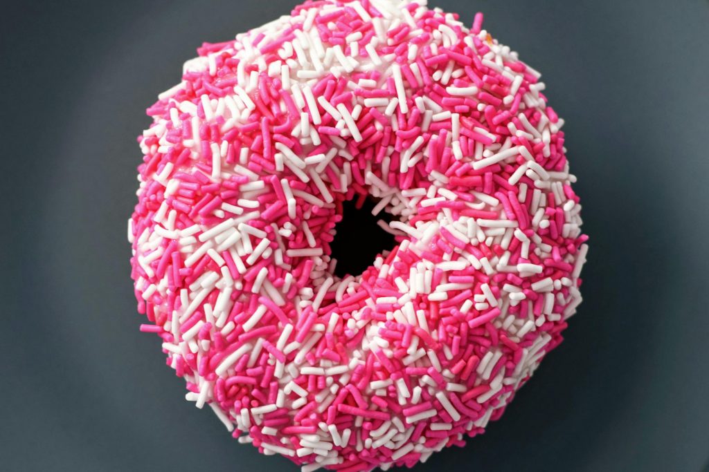 Pink donut