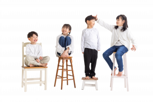 Children of different ages showing growth stages