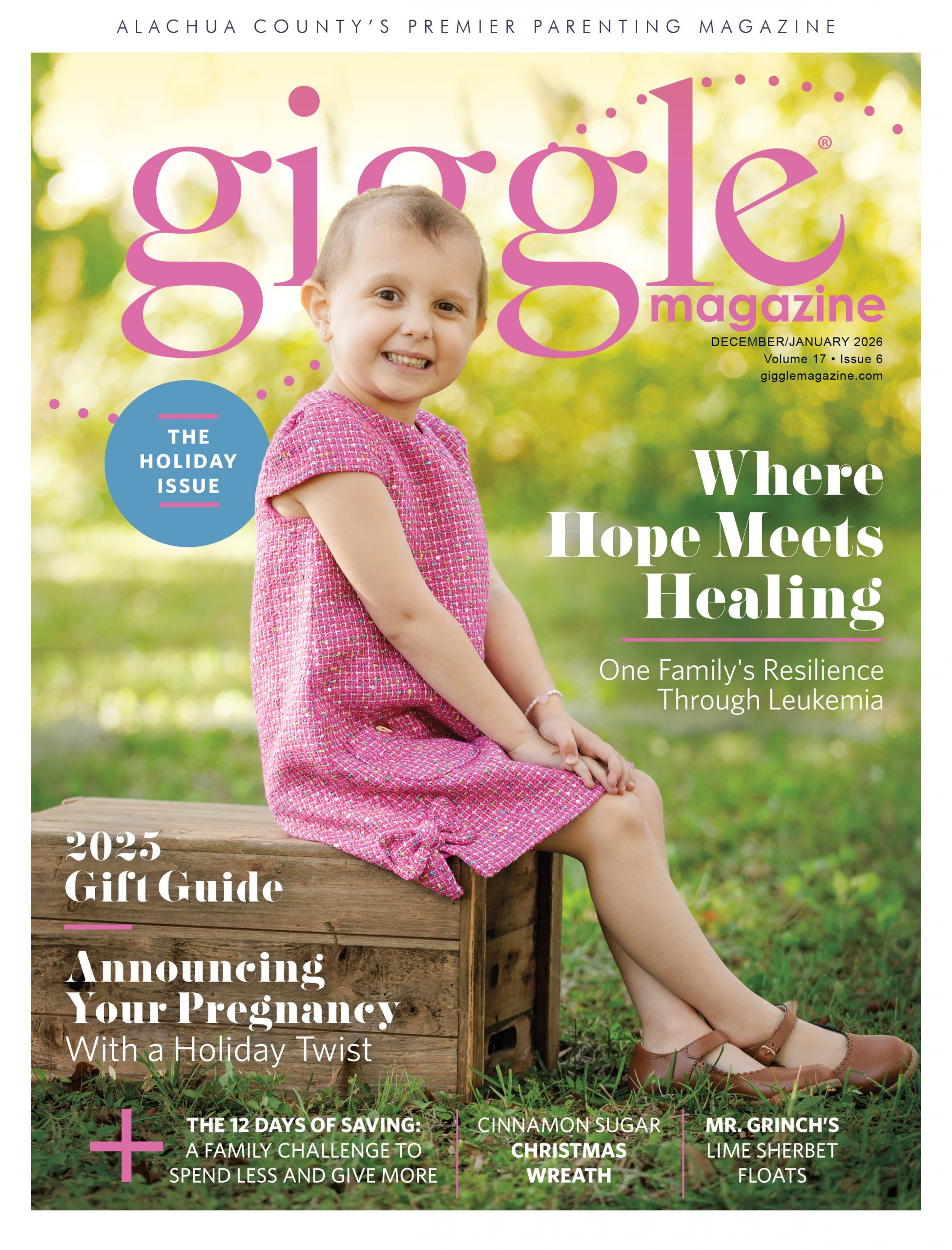 Giggle Magazine Gainesville Dec/Jan 2026 Cover