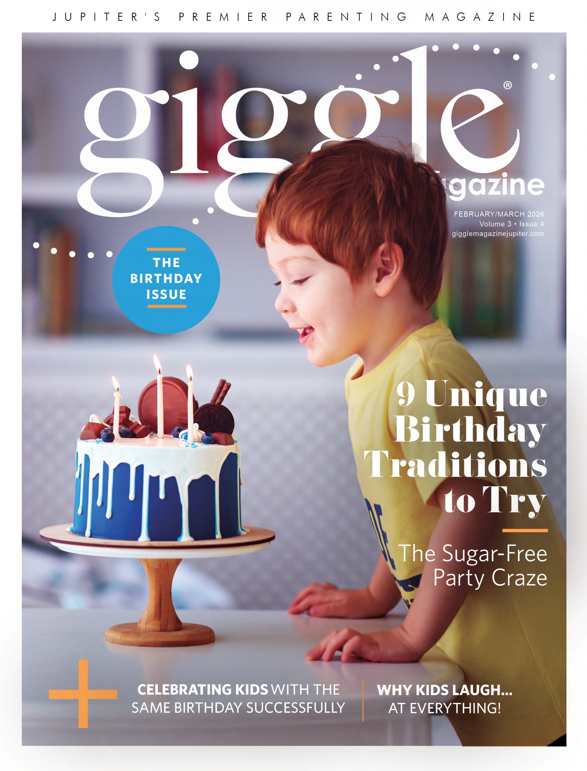 Giggle Magazine Jupiter Feb/March 2026 Cover