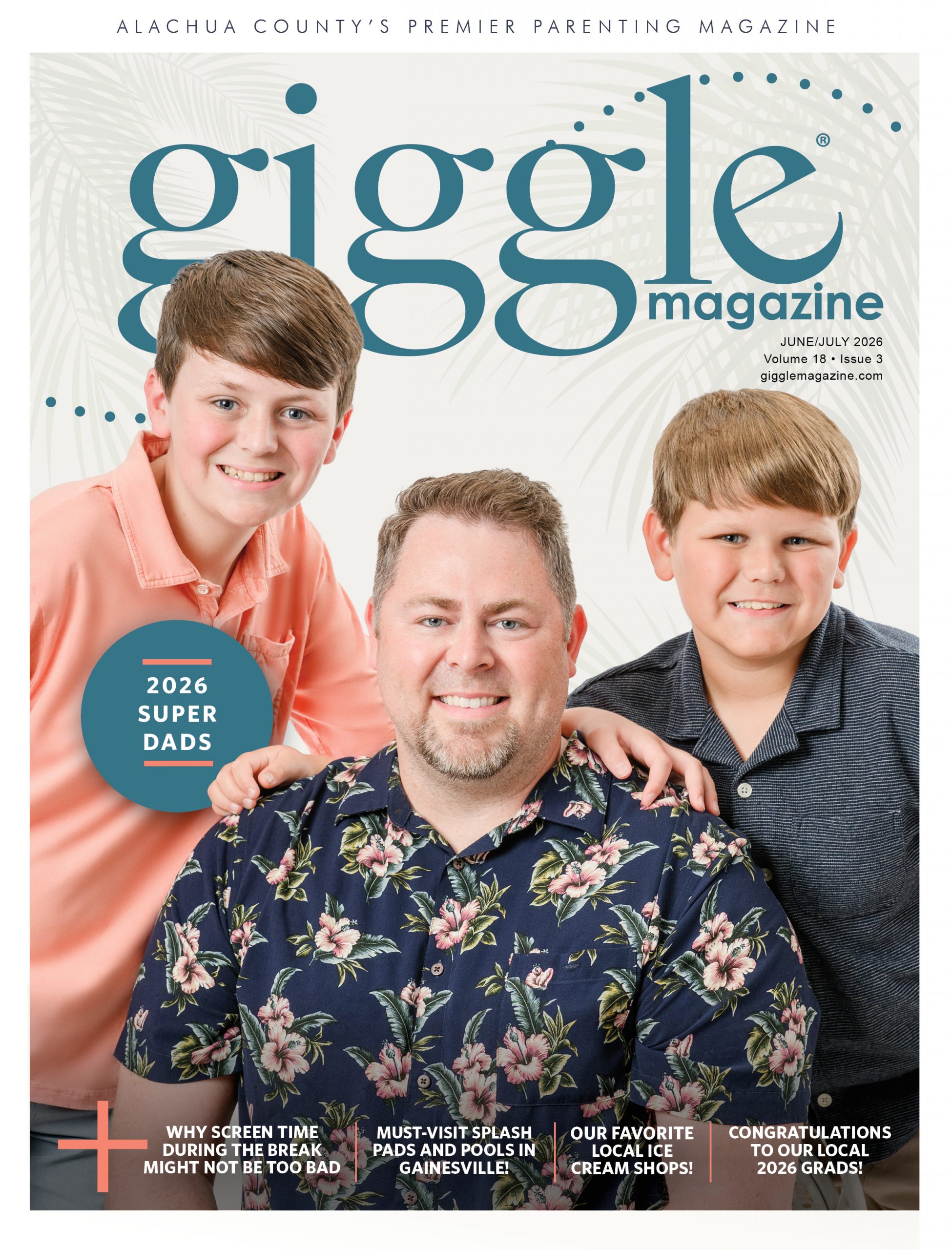 Giggle Magazine Gainesville June/July 2026 Cover