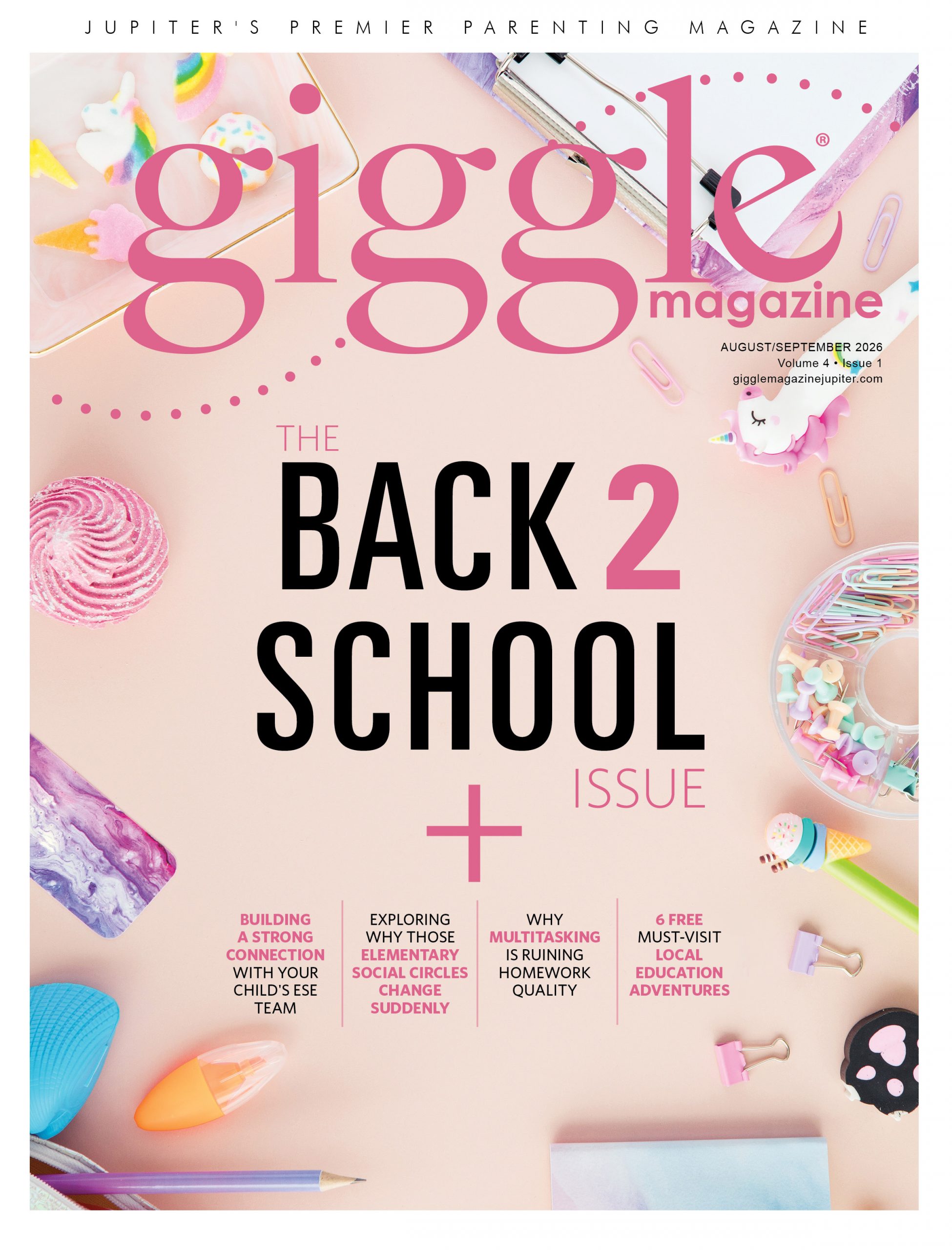 Giggle Magazine Jupiter Aug/Sept 2026 Cover